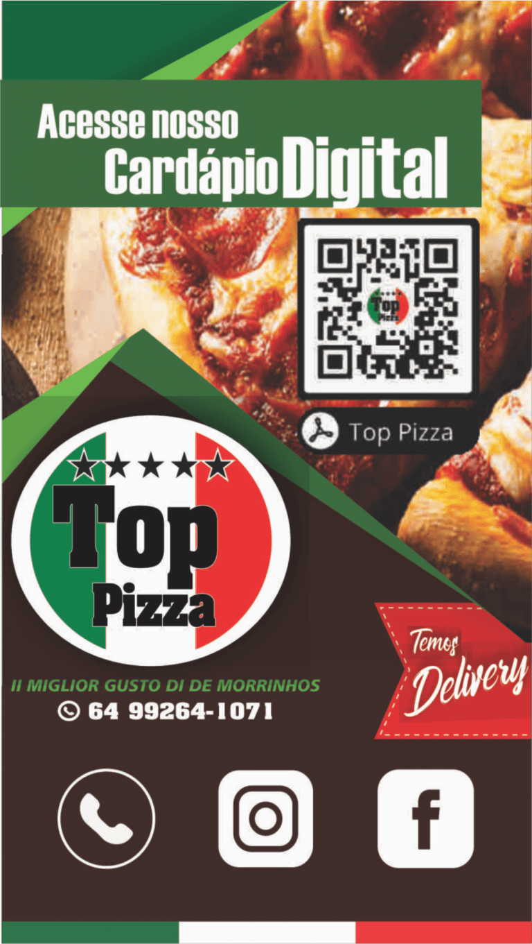 TOP PIZZA – Cardápios